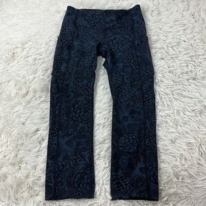 Lululemon Speed Up Crop (21") Nouveau Mach Blue Black